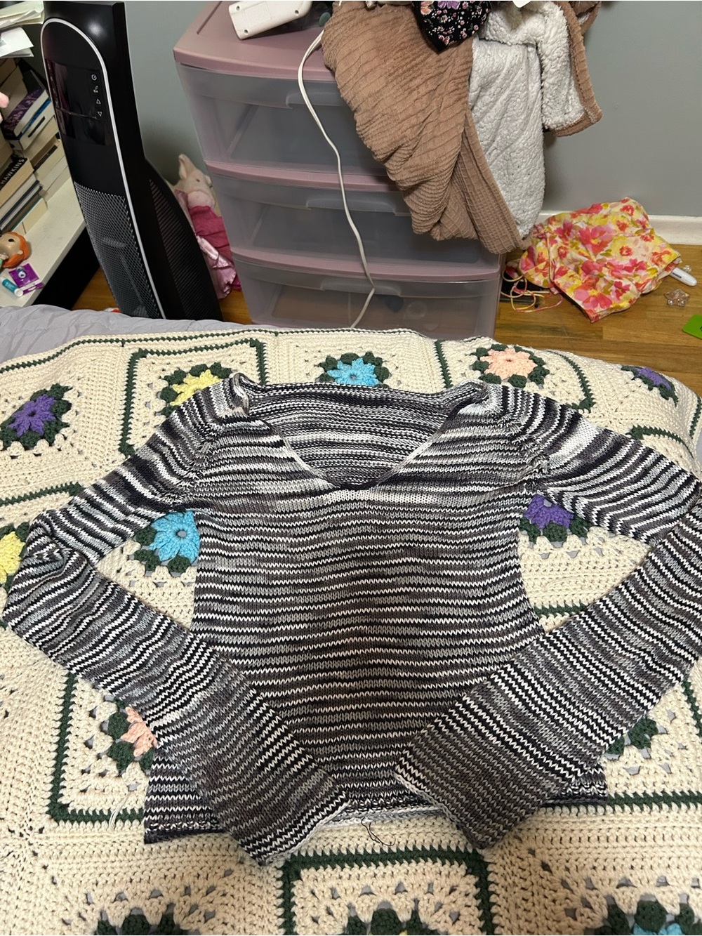 Handmade knit top/sweater